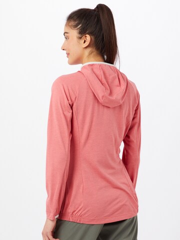 Haglöfs Athletic Zip-Up Hoodie 'Mirre' in Pink