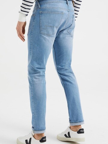 WE Fashion Slimfit Jeans in Blau