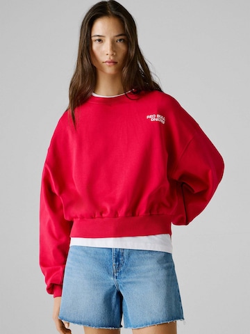 Red Bull Racing x Pepe Jeans Sweatshirt in Pink: Vorderseite