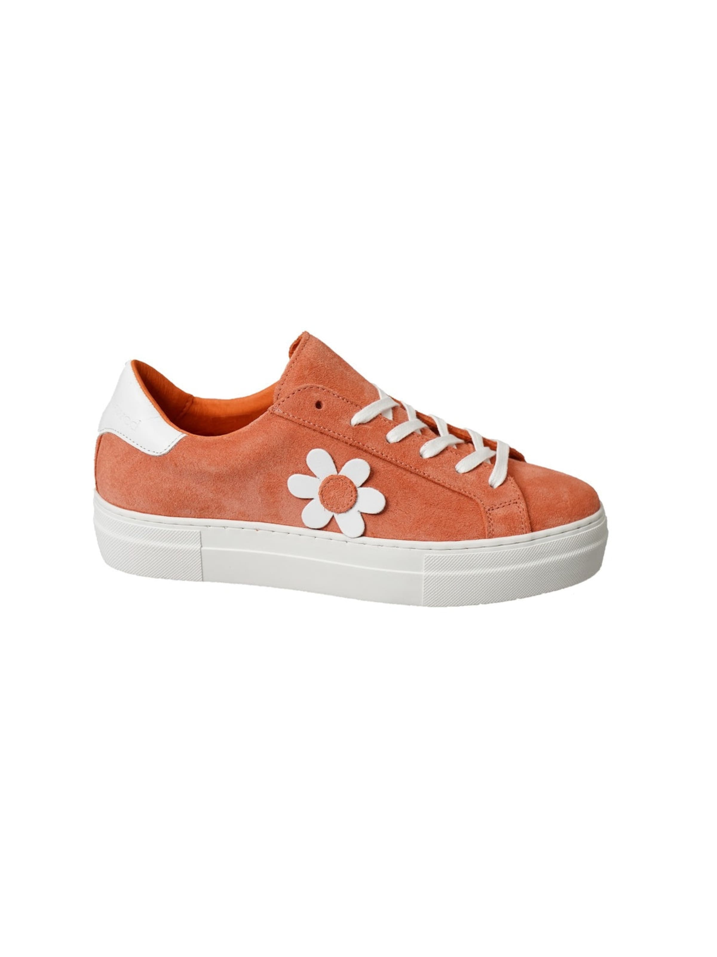 Baskets basses 'Florea Shoes' Yoxeone en orange : devant