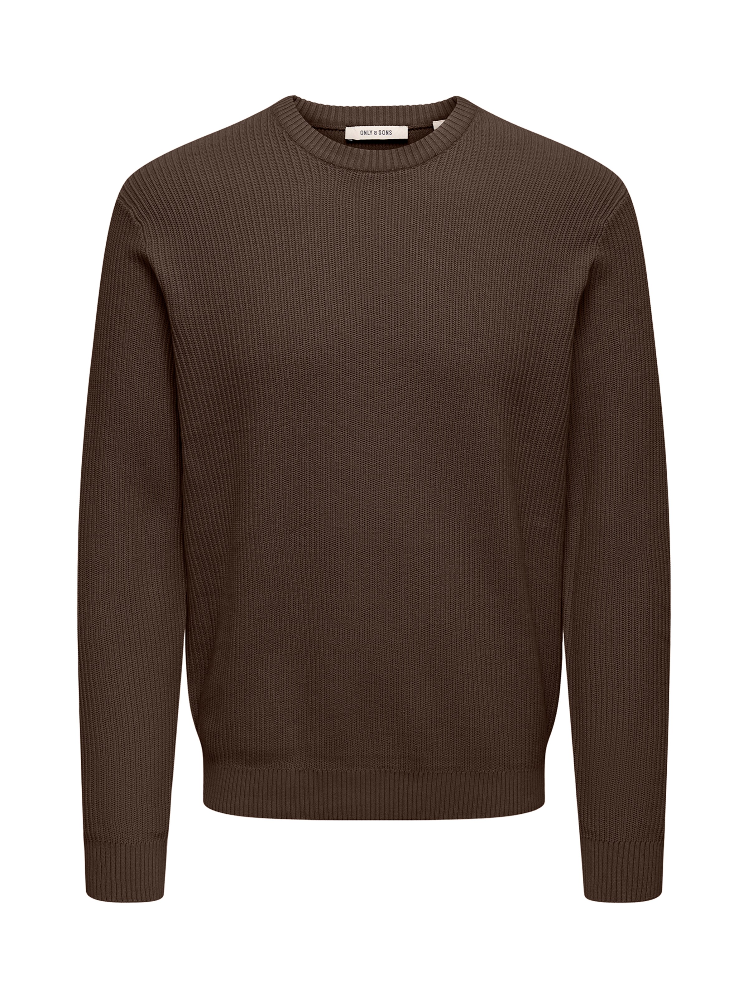Only & Sons Pulover 'ONSTOBI' v velikosti XS  | rjava barva, Prikaz izdelka