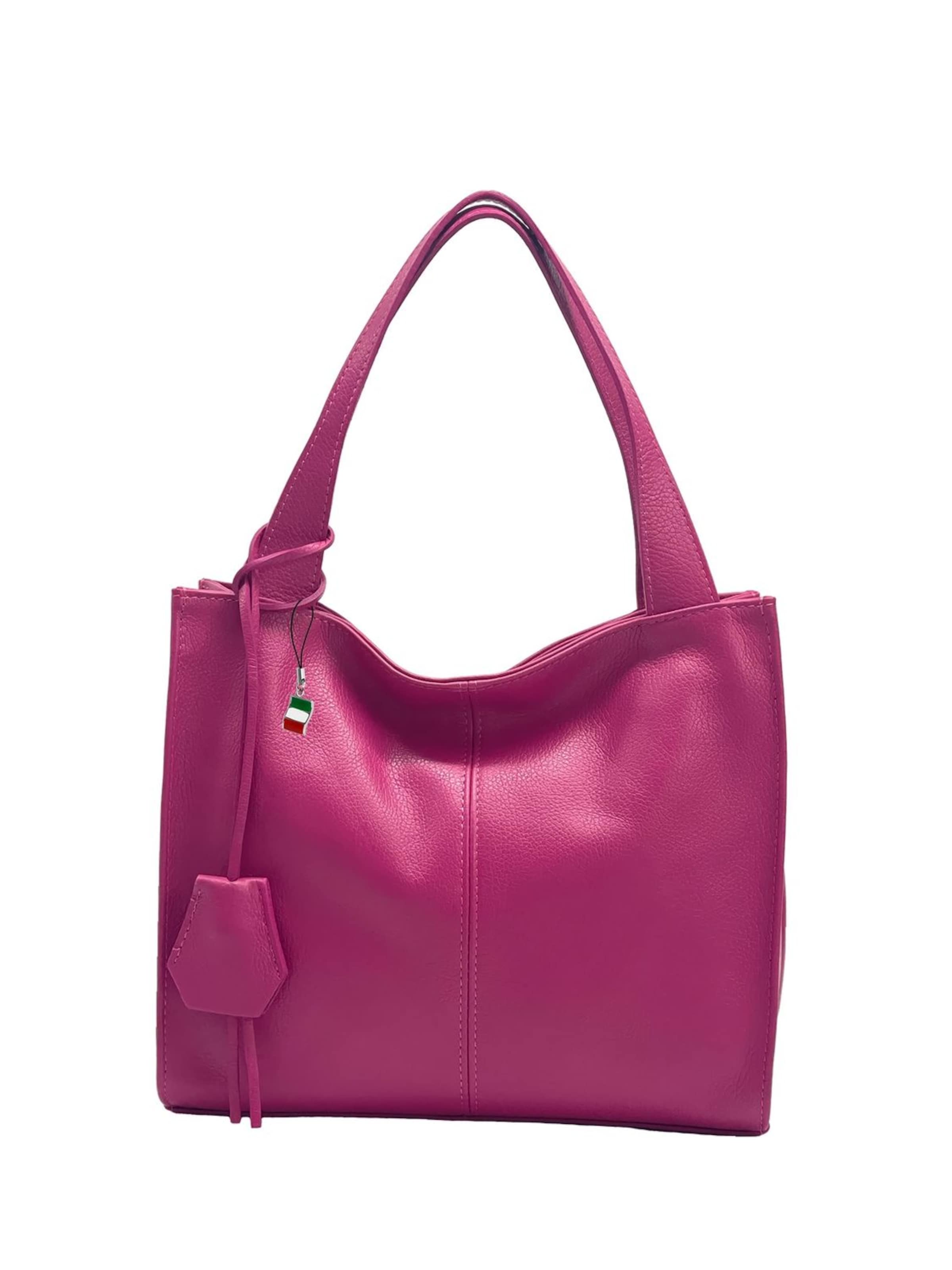 Florence Shoulder Bag in Pink: front