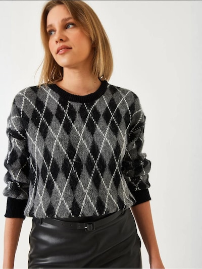 Bianco Lucci Pull-over 'Pullover' en S-M en noir, Vue avec produit