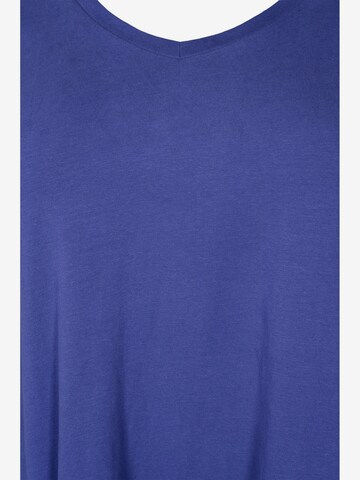 T-shirt Zizzi en bleu