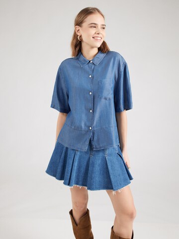 Camicia da donna di Frieda & Freddies NY in blu: frontale