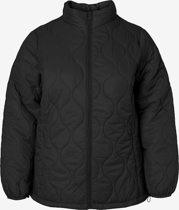 Zizzi Between-Season Jacket 'CAMAYA' in Black: front