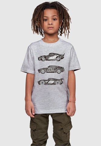 ABSOLUTE CULT T-Shirt 'Cars - Text Racers' in Grau: predná strana