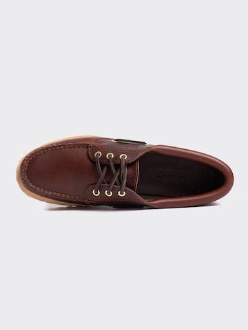 TIMBERLAND Lage schoen 'TB0A19VAD571 Timberland Authentic BOAT SHOE ROOTBEER' in Bruin