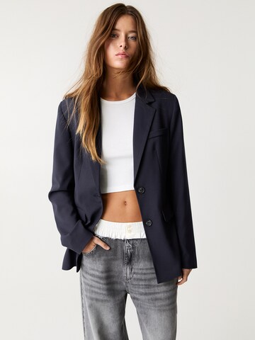 Pull&Bear Blazer in Blue: front