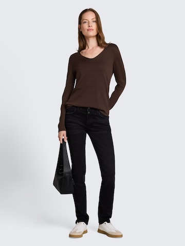 TOM TAILOR Sweater in Brown