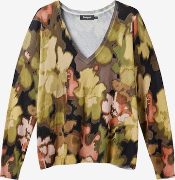 Pull-over Desigual en vert : devant