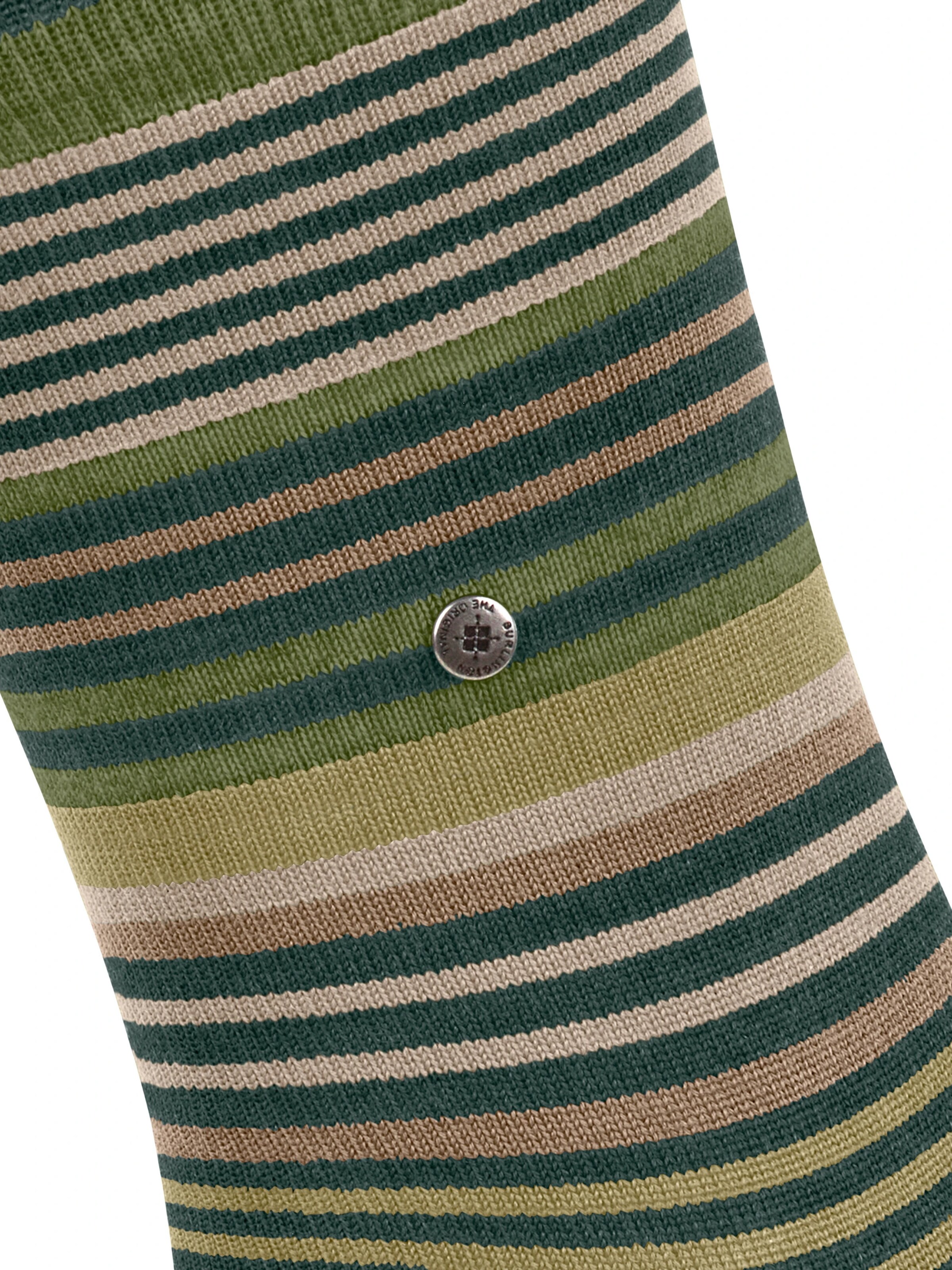 BURLINGTON Socks 'Stripe' in Green