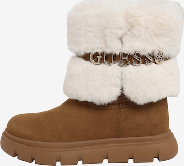 Boots da neve 'MARIBEL' di GUESS in beige: frontale
