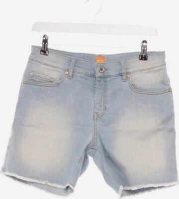 BOSS Orange Shorts in XS in Blue: front