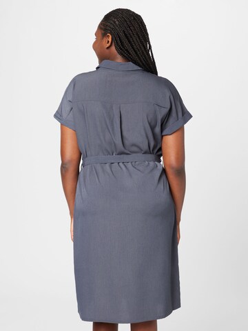 ONLY Carmakoma Shirt Dress 'Diega' in Blue