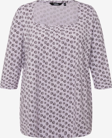 T-shirt Ulla Popken en beige : devant