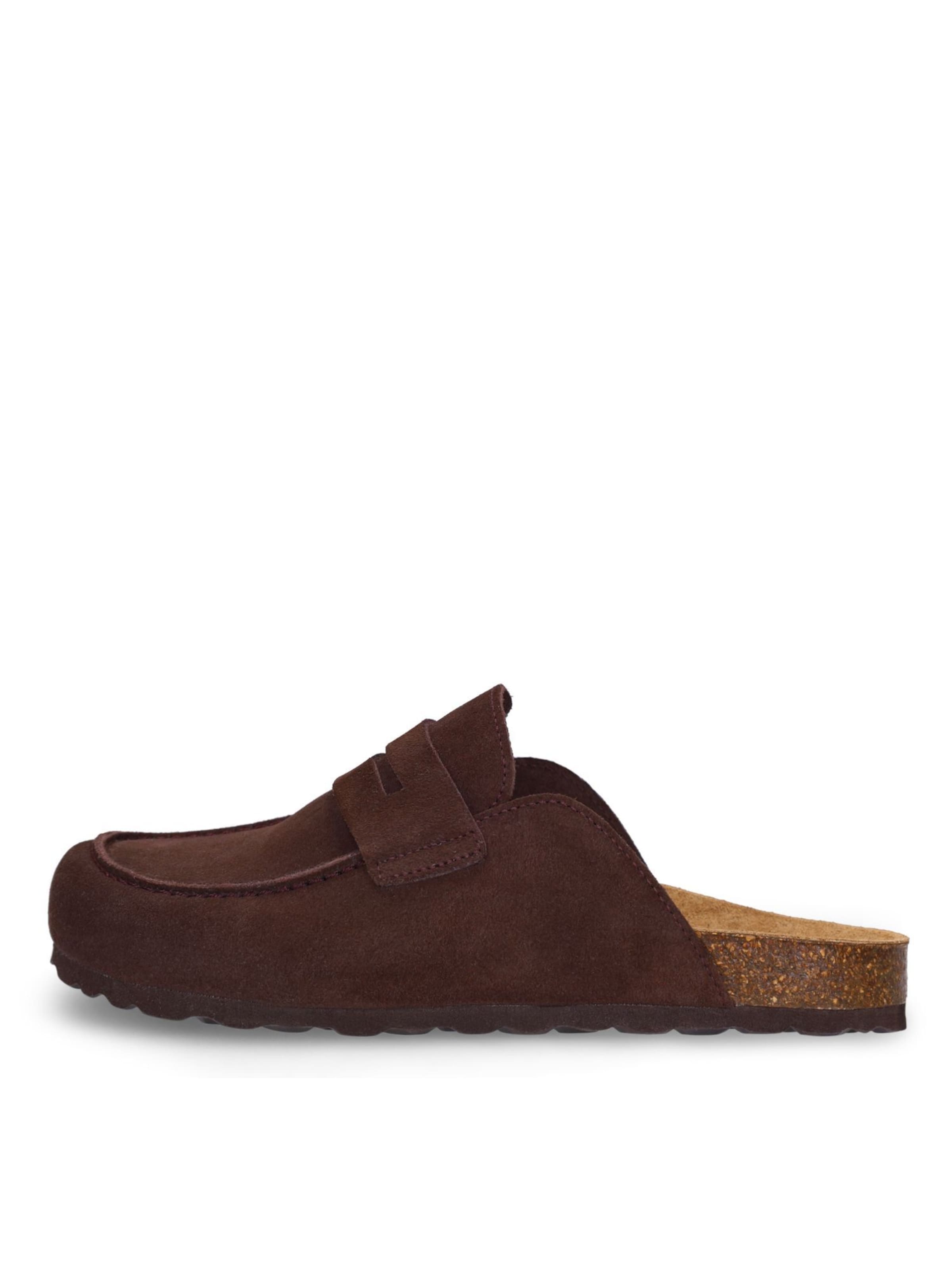 MANFIELD Pantolette in Braun
