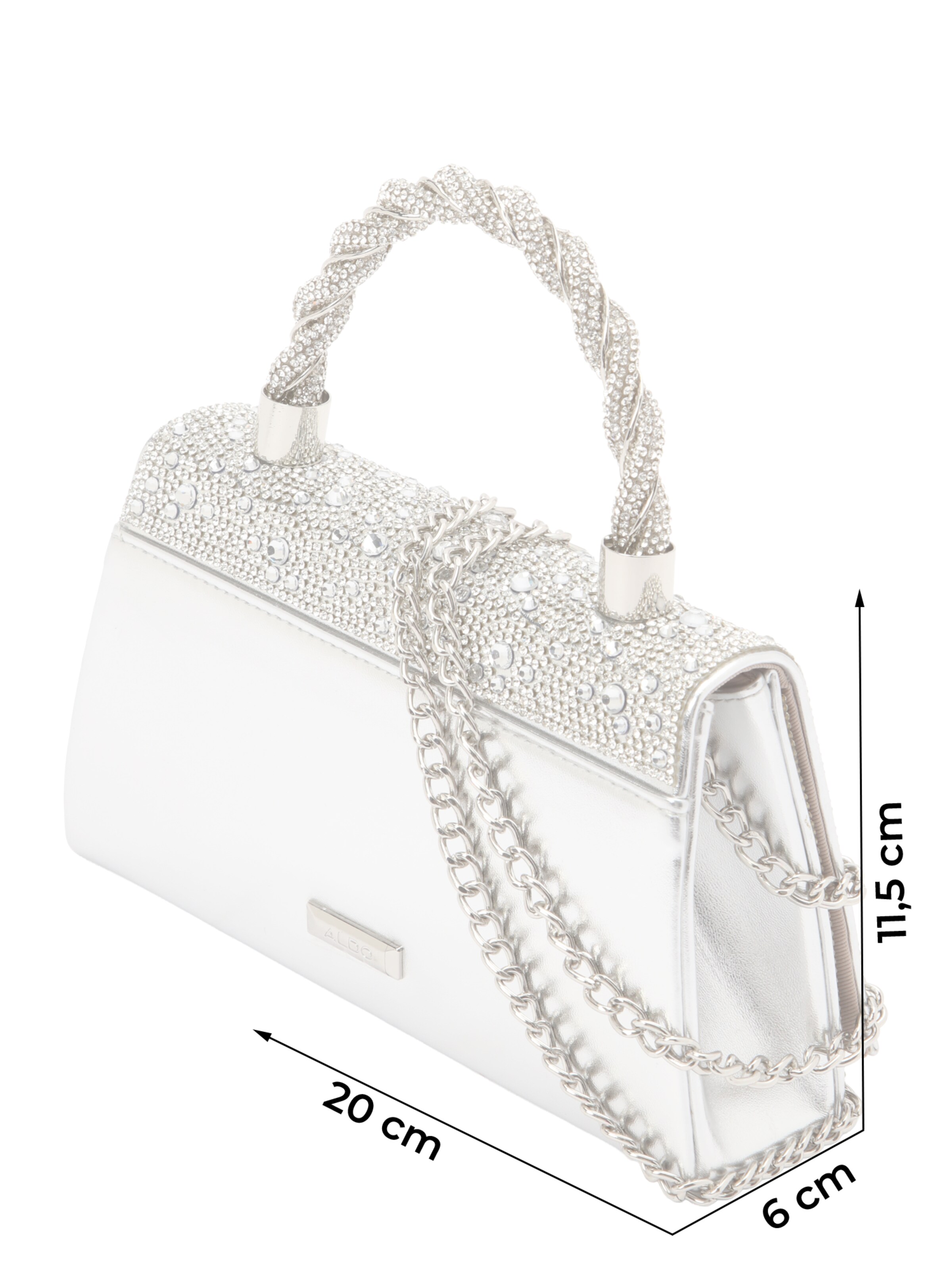 ALDO Клатч 'JOSEPHINA' в Серебристый