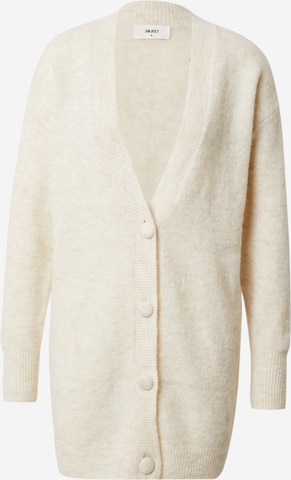 OBJECT Knit Cardigan 'Ellie' in Beige: front