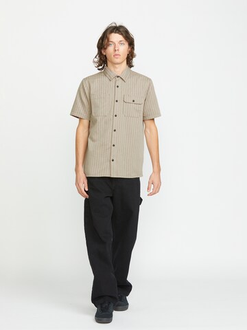 Volcom Regular fit Button Up Shirt 'Trade Stone' in Green