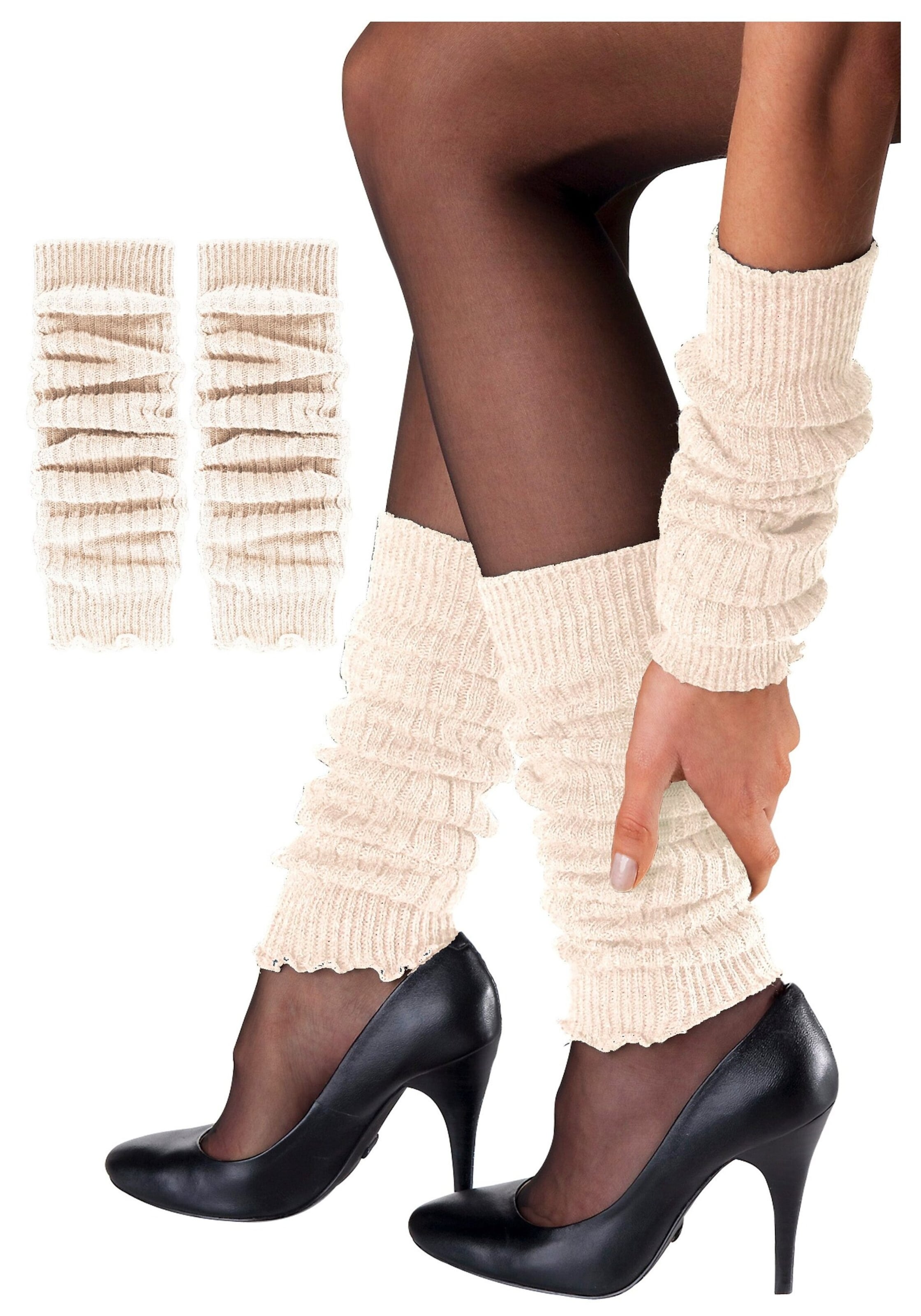 LAVANA Leg Warmers in White