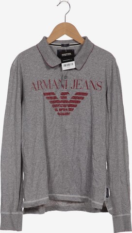 Armani Jeans Shirt in L in Grey: front