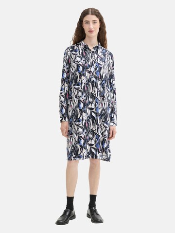 TOM TAILOR Shirt Dress in Blue