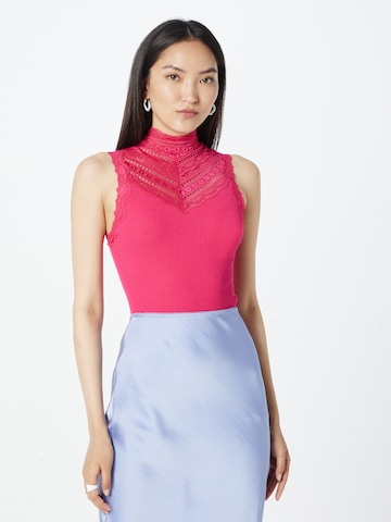 rosemunde Knitted Top in Pink: front