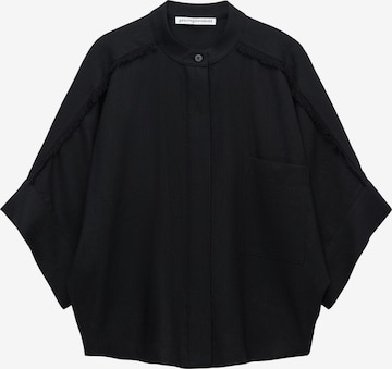 juoda Adolfo Dominguez Marškinėliai: priekis