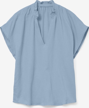 Bluză 'VMNATALI' de la VERO MODA pe albastru: față