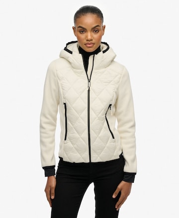 Superdry Tussenjas in Wit: voorkant