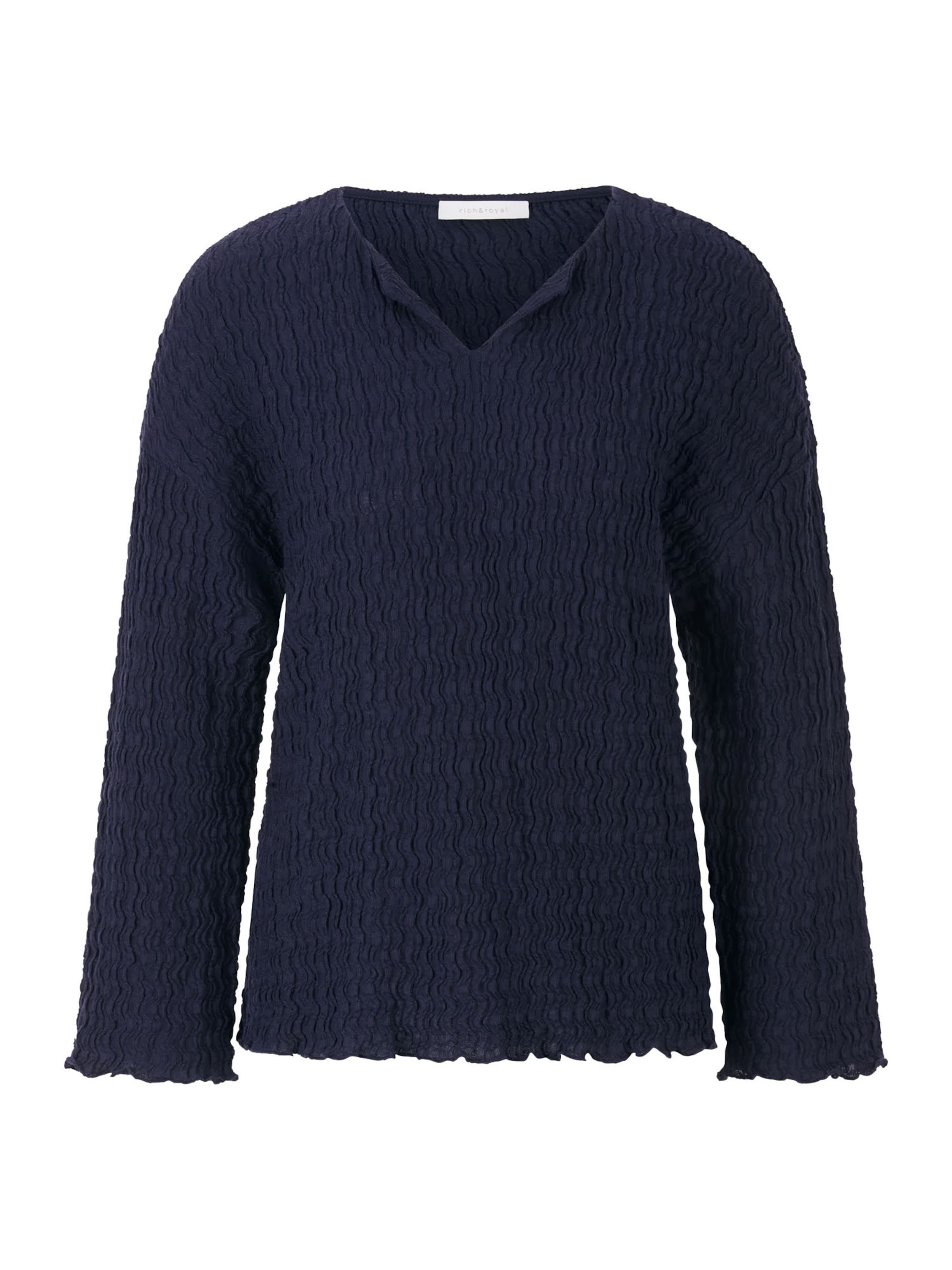 Maglietta di Rich & Royal in blu: frontale