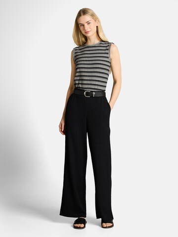 TOM TAILOR DENIM Top in Zwart