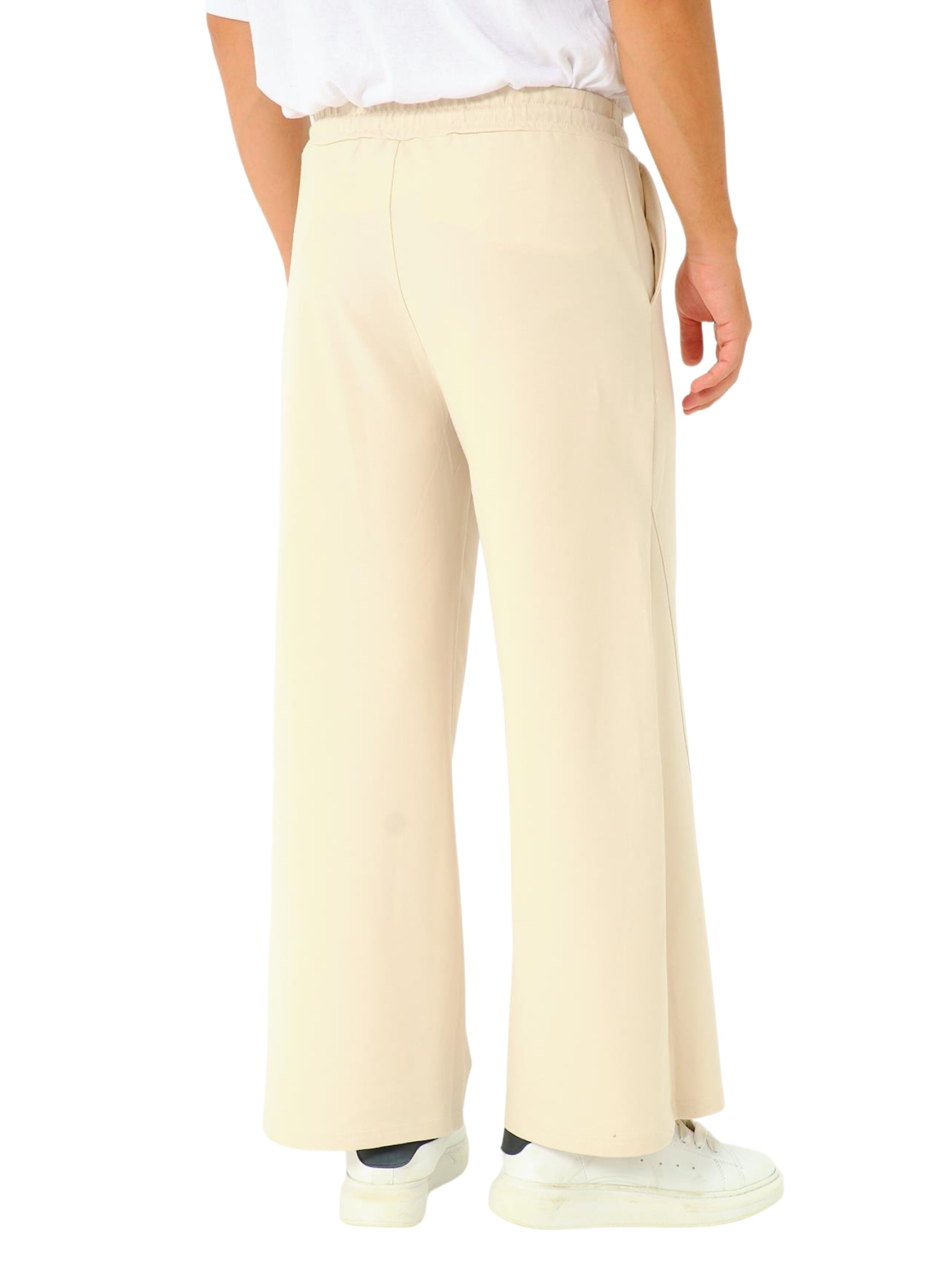 C&City Wide leg Trousers in Beige