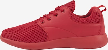 Urban Classics Sneaker 'Light Runner' in Rot: Vorderseite