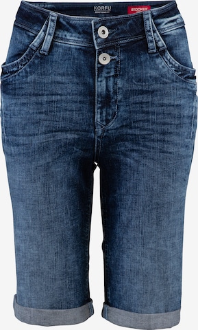 Coupe slim Jean 'Korfu' STOOKER WOMEN en bleu : devant