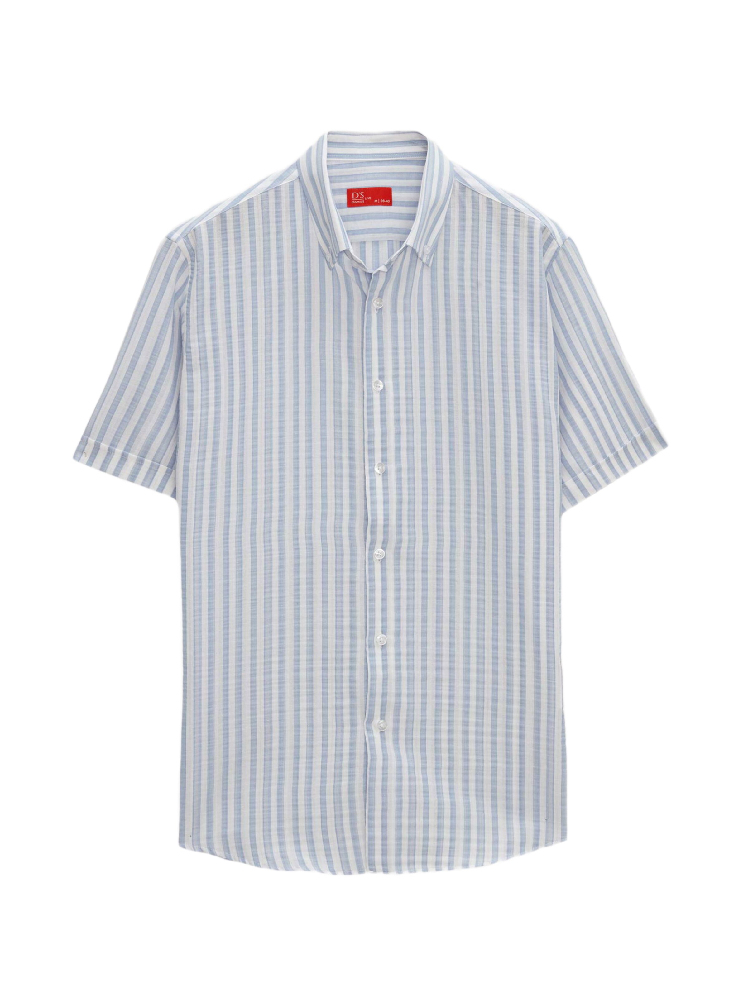 D’S Damat Button Up Shirt in Blue: front