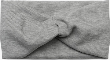 styleBREAKER Haarschmuck 'Feinripp Haarband gedreht' in Grau: Vorderseite