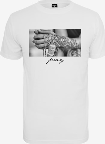 T-Shirt 'Pray 2.0' MT Men en blanc : devant