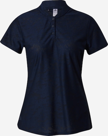 ADIDAS GOLF Performance shirt in Blue: front