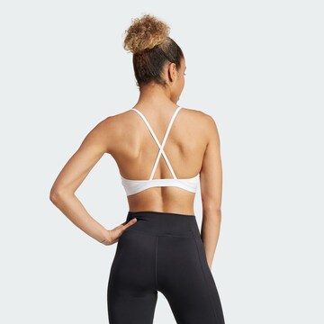 ADIDAS PERFORMANCE Бюстье Спортивный бюстгальтер 'Aeroreact' в Белый