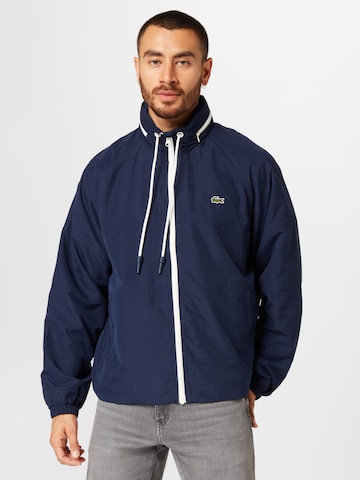 Veste mi-saison LACOSTE en bleu : devant