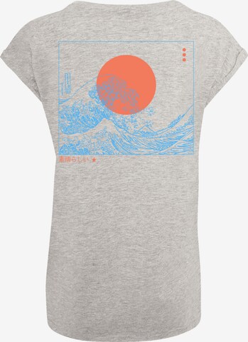 F4NT4STIC Shirt 'Kanagawa' in Grau