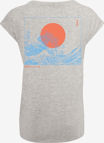 T-shirt 'Kanagawa' F4NT4STIC en gris