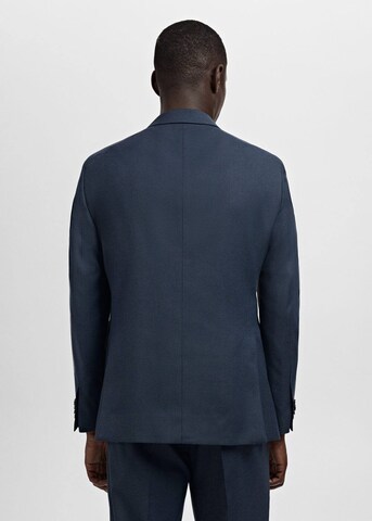 MANGO MAN Regular Fit Sakko 'London' in Blau