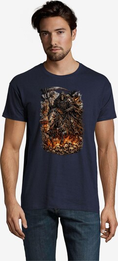 Blondie & Brownie Shirt 'ApocalyotischerReiter' in 5XL in Navy, Item view