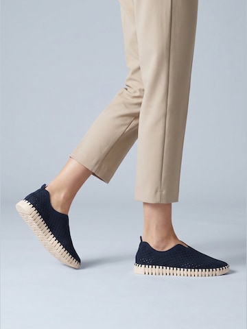 ILSE JACOBSEN Slip On 'Tulip3275' i blå: forside