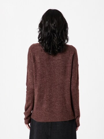 JDY Sweater 'ELANORA' in Brown