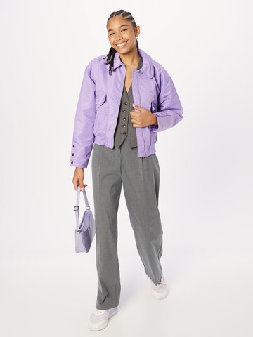 modström Between-Season Jacket 'Colton' in Purple