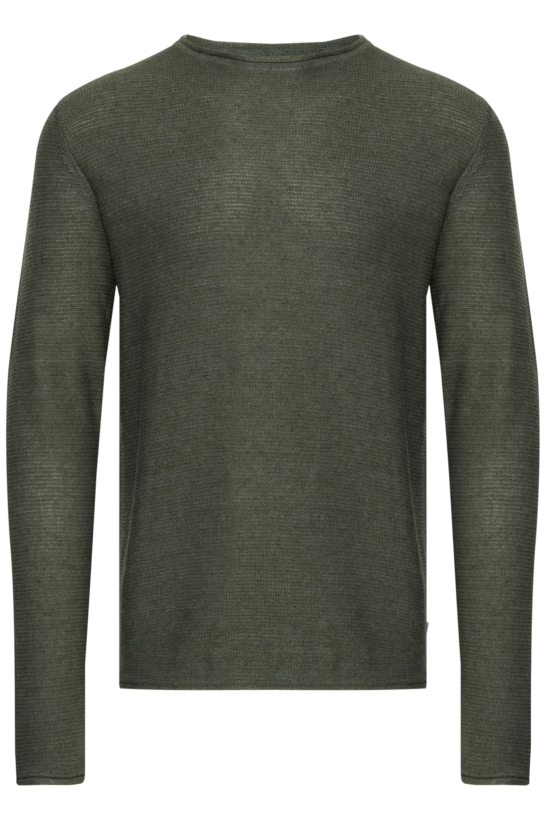 !Solid Pullover in Grün: Vorderseite